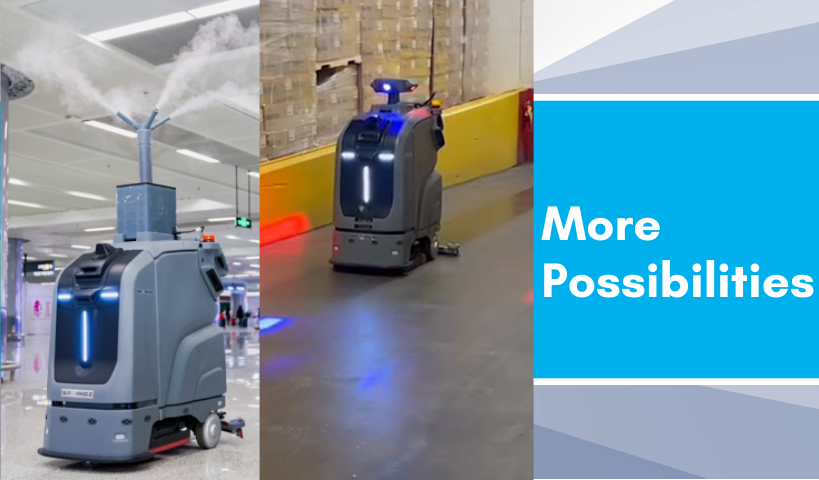 Sparkoz Expands Autonomous Floor Cleaning Robot Capabilities with Accessory Options - New Warehouse Spotlight, Fogger, and 2025 Security Camera